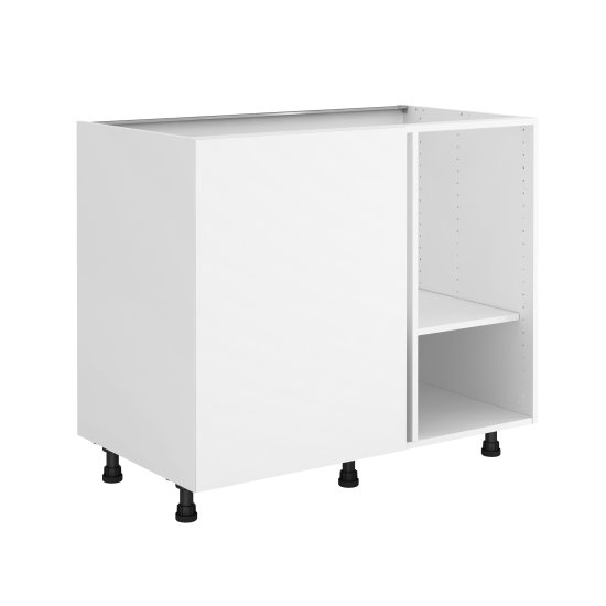 Кухонный шкаф напольный 100x77x56 см KONSENSA ЛДСП цвет белый