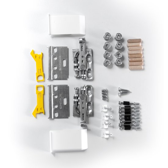 Кухонный шкаф навесной 80x38x35 см KONSENSA ЛДСП цвет белый