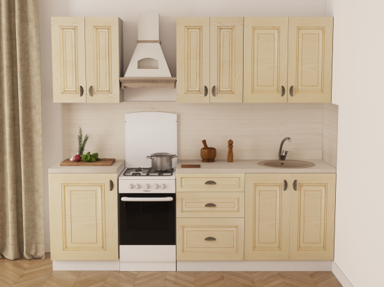 Кухонный шкаф навесной 80x77x35 см KONSENSA ЛДСП цвет белый