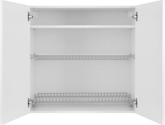Кухонный шкаф навесной 80x77x35 см KONSENSA ЛДСП цвет белый