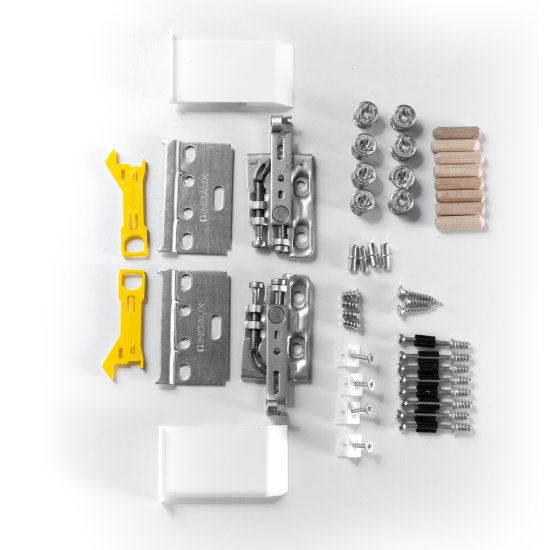 Кухонный шкаф навесной 38x77x35 см KONSENSA ЛДСП цвет белый