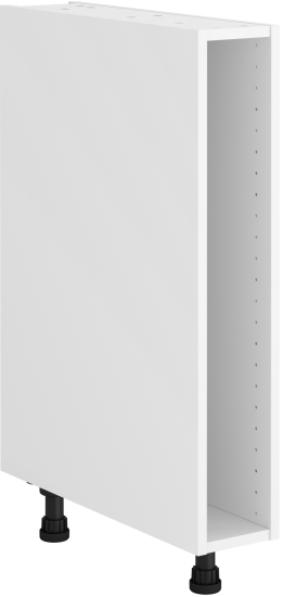 Кухонный шкаф напольный 15x77x56 см KONSENSA ЛДСП цвет белый