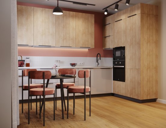 Кухонный шкаф навесной 60x26x56 см KONSENSA ЛДСП цвет белый