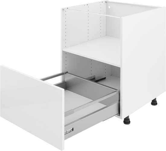 Кухонный шкаф напольный 60x77x56 см KONSENSA ЛДСП цвет белый