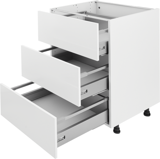 Кухонный шкаф напольный 60x77x56 см KONSENSA ЛДСП цвет белый