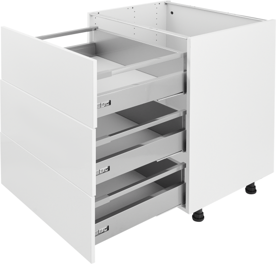 Кухонный шкаф напольный 60x77x56 см KONSENSA ЛДСП цвет белый