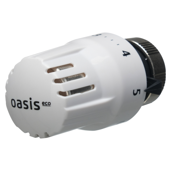 Термостатическая головка жидкостная Oasis Eco T101 M30x1.5 белая