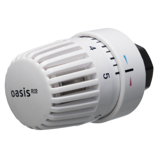 Термостатическая головка жидкостная Oasis Pro T201 M30x1.5 белая