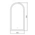 Зеркало с подсветкой фигурное 80х40 см с сенсорным включением Silver Mirrors Blanca (LED-00003102)