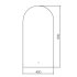 Зеркало с подсветкой овальное 40х80 см с сенсорным включением Silver Mirrors Santi (LED-00003103)