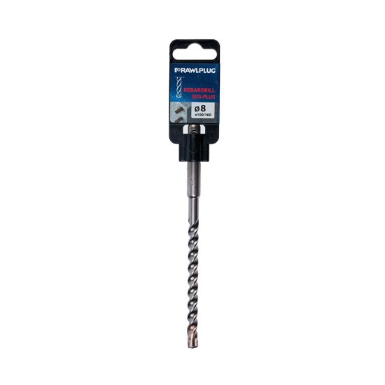 Бур SDS-plus Rawlplug Rebardrill 8х100х160 мм усиленный (RT-SDSR-8/160)
