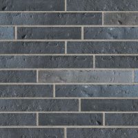 Клинкерная плитка для фасада Terramatic Forta Brown Riegel DK 2301-2R (10 шт.= 0,16 кв.м) коричневая с черным декором 390х40х14 мм