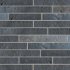 Клинкерная плитка для фасада Terramatic Forta Brown Riegel DK 2301-2R (10 шт.= 0,16 кв.м) коричневая с черным декором 390х40х14 мм
