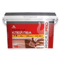 Клей ПВА строительный Rocks Pro 12 л