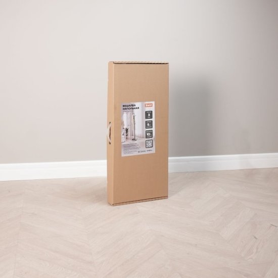 Вешалка напольная металлическая 6 крючков белая ЗМИ Торонто 1