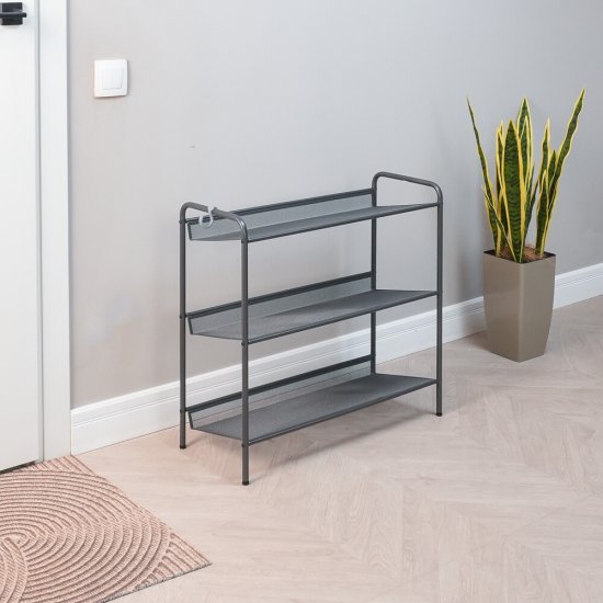 Полка для обуви графит ЗМИ Женева 23