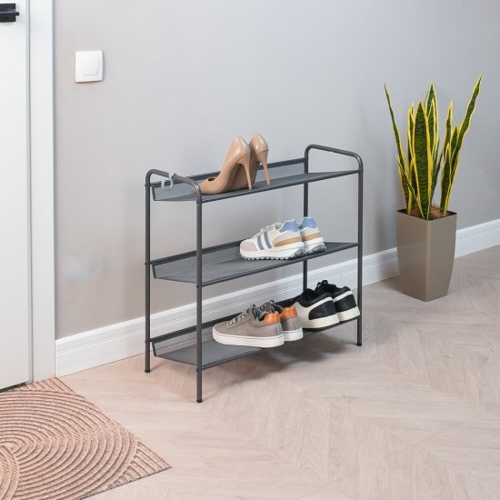 Полка для обуви графит ЗМИ Женева 23