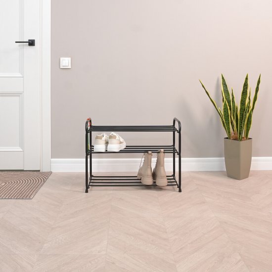 Полка для обуви черная ЗМИ Альфа 23