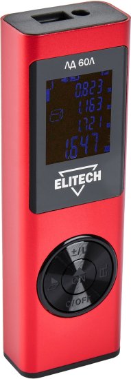 Дальномер лазерный Elitech ЛД 60Л, 60 м
