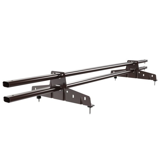 Снегозадержатель трубчатый овальный Borge 1,5 м коричневый шоколад RAL 8017