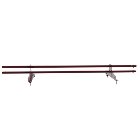 Снегозадержатель трубчатый овальный Borge 1,5 м красное вино RAL 3005