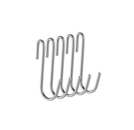 Крючок для стеллажа KONSENSA цвет хром 5 шт.