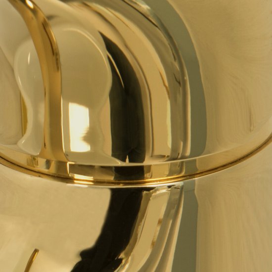 Смеситель для душа встраиваемый WasserKraft Sauer термостатический с переключателем без лейки золото (7148 Thermo)