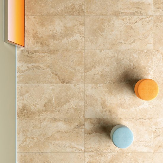 Керамогранит Coliseum Gres Аурелия темно-бежевый 1195х596х9 мм (2 шт.=1,44 кв.м)