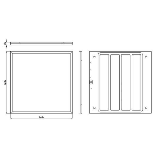 Светильник светодиодный Эра SPO-1 4000К 40 Вт IP40 белый опал (Б0041888)