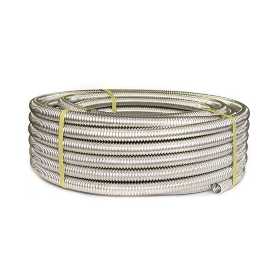 Труба гофрированная Stahlmann 25 мм нержавеющая сталь отожженная (5 м)