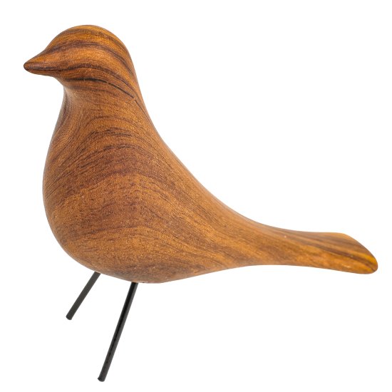 Декоративная фигура Dream River Птичка керамика коричневый 13.8x16.1 см