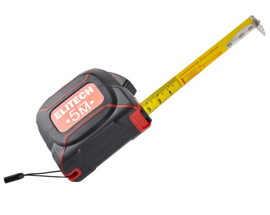 Рулетка Elitech 211370 с магнитным наконечником 5 м x 19 мм