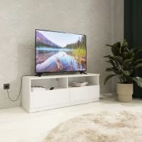 Тумба под телевизор 114.9х44х37 см ЛДСП цвет белый
