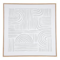 Панно настенное Dream River Kaya полиэстер белый 60x60 см