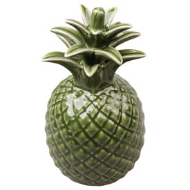 Декоративная фигура Dream River Ананас керамика зеленый 10x20 см