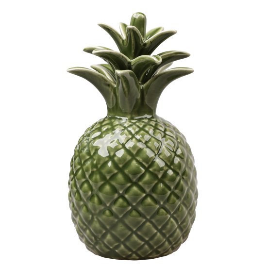 Декоративная фигура Dream River Ананас керамика зеленый 10x20 см