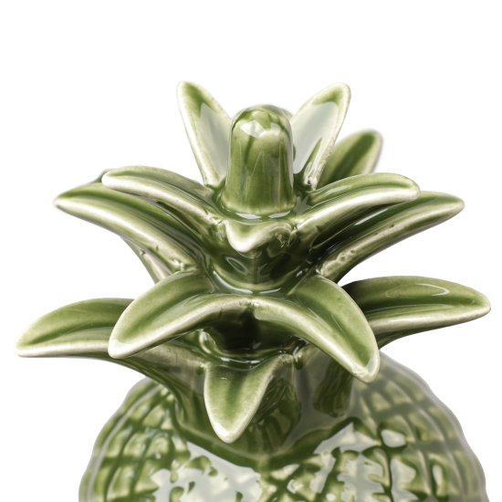 Декоративная фигура Dream River Ананас керамика зеленый 10x20 см