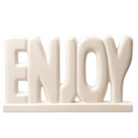 Декоративная фигура Dream River Enjoy керамика бежевый 38x21 см