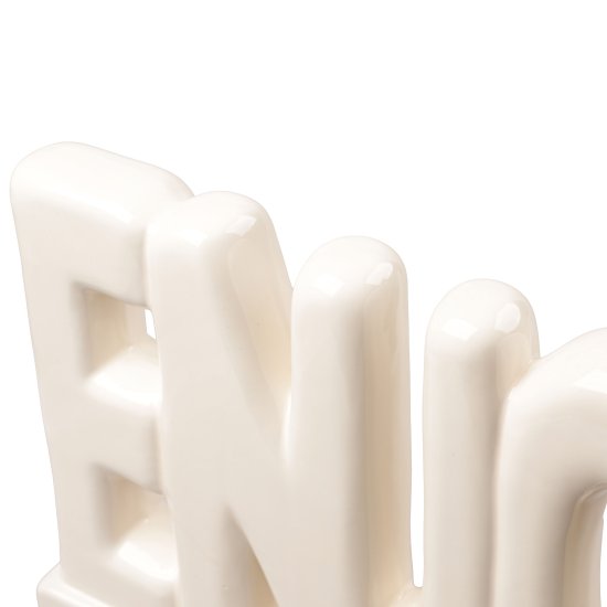 Декоративная фигура Dream River Enjoy керамика бежевый 38x21 см