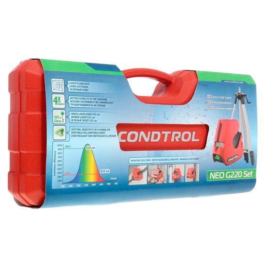 Нивелир лазерный Condtrol Neo G220 Set со штативом (1-2-137)