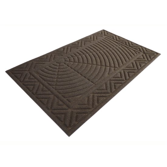 Коврик грязезащитный Cipro 3 60x90 см полипропилен цвет коричневый