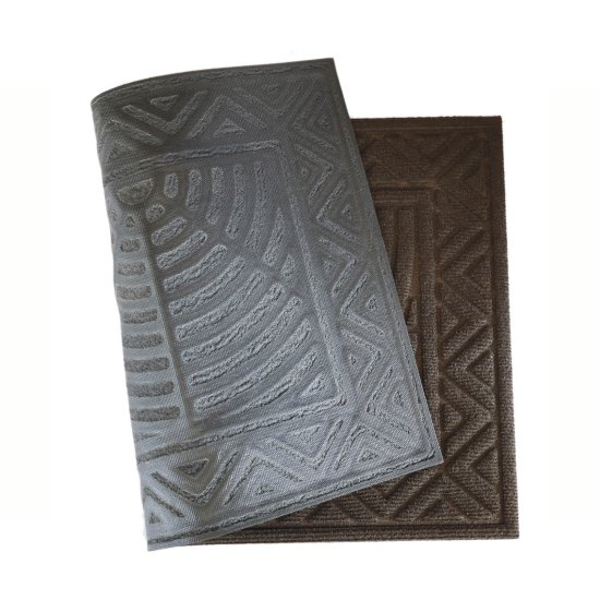 Коврик грязезащитный Cipro 3 60x90 см полипропилен цвет коричневый