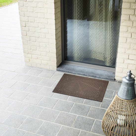 Коврик грязезащитный Cipro 3 60x90 см полипропилен цвет коричневый