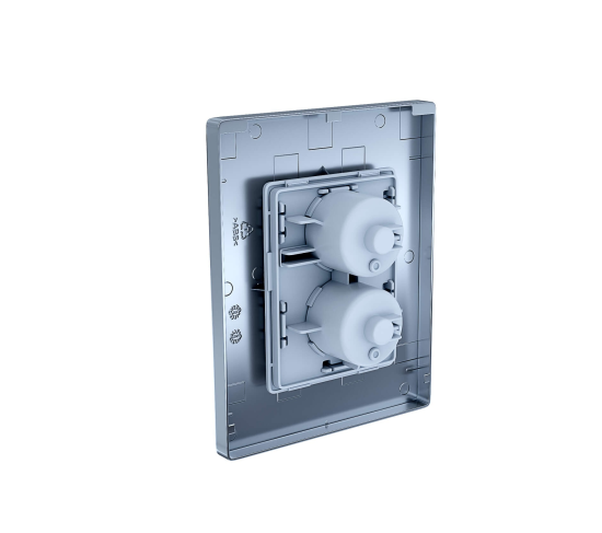 Клавиша смыва для инсталляции Aquatek PNN-0000005, пневматическая, пластик, цвет черный матовый