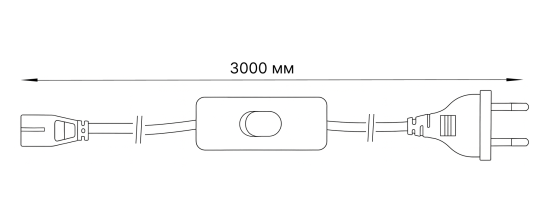Соединительный кабель Volpe Q151 цвет черный