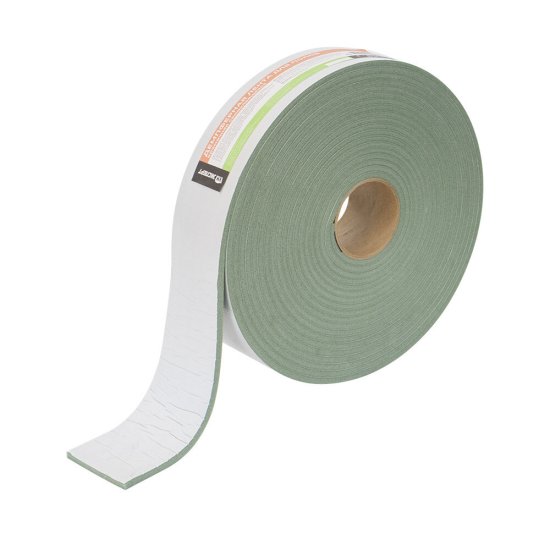 Лента демпферная кромочная для полов КМ Эксперт самоклеящаяся 6х100 мм 12 м