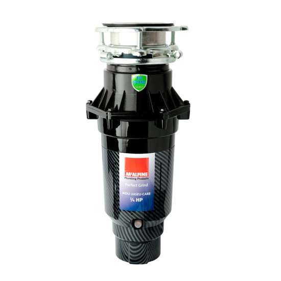 Измельчитель пищевых отходов McAlpine Perfect Grind 600 Вт 2500 об./мин (WDU-3ASEU-CARB)