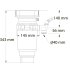 Измельчитель пищевых отходов McAlpine Perfect Grind 375 Вт 2500 об./мин (WDU-1ASEU)