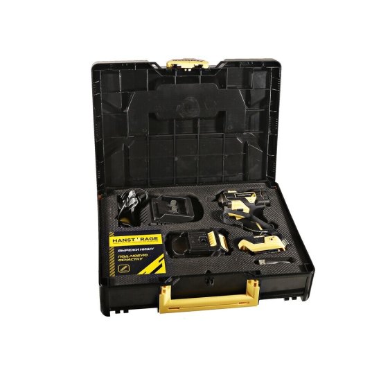 Гайковерт ударный аккумуляторный бесщеточный Hanskonner Platinum HCD20420BLC 18 В 4 Ач Li-Ion 1 АКБ и ЗУ