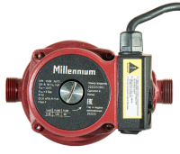 Насос повышающий давление Millennium UPA 15-90 (160 мм) с соединительными гайками